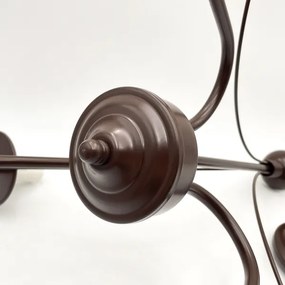 Lustră pe lanț Brilagi COTTAGE 3xG9/40W/230V maro/alb