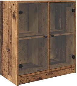 vidaXL Dulap lateral Lemn Vechi 68 x 37 x 75,5 cm Lemn compozit