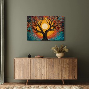 Tablou - Soarele în coroana arborelui vieții (90x60 cm)
