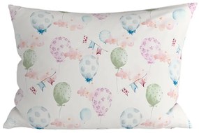 Set 2 huse decorative pentru perna BALUNEA 40x60 cm, alba