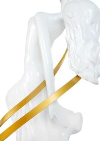 Lampa de podea decorativa cu design original cu LED RGB Balerina White