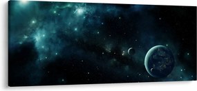 Tablou - Viața în spațiu (120x50 cm)