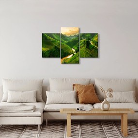 Tablou - Terase de orez Mu Cang Chai (90x60 cm)