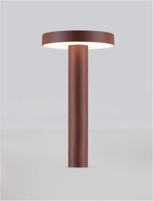 Stalp de exterior pentru terasa sau gradina, MOOD maro H-20cm