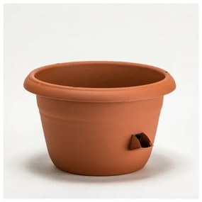 Plastia Jardinieră auto-udare Siesta teracota, diam. 25 cm, diam. 25 cm