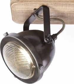 Brilliant - Aplica spot CARMEN WOOD 2xGU10/5W/230V eucalipt