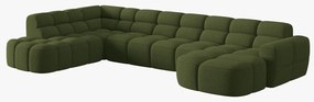 Coltar Lisa U stofa L387 cm