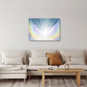 Tablou pe sticlă - Aura angelică (70x50 cm)