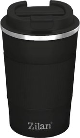 Cana de cafea Zilan ZLN9878 termos, capacitate 380ml, interior din inox, pereti dublii, negru