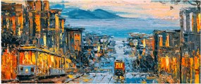 Tablou - Telecabină, San Francisco (120x50 cm)