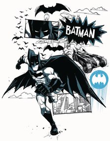 Poster de artă Batman - Draw, (26.7 x 40 cm)
