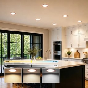 Immax NEO 07331L - LED reglabil, corp încastrat DOWN, 36W/230V, Wi‑Fi Tuya, Ø 23 cm, roz