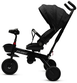 Baby Mix Triciclu pentru copii Peony EVA, negru