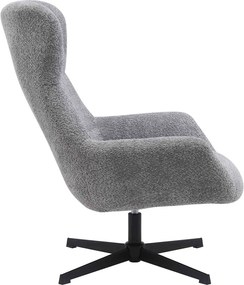 Bescia fotoliu cu funcție pivotantă, gri închis