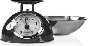 Melissa - Cântar de bucătărie retro cu bol, negru
