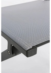 Scaun de grădină gri din metal Elin – Bizzotto