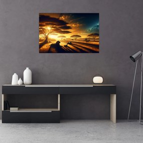 Tablou - Lei odihnindu-se (90x60 cm)