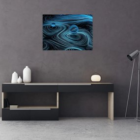 Tablou pe sticlă abstract (70x50 cm)