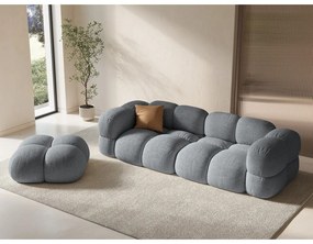 Taburet gri Loretto – Cosmopolitan Design