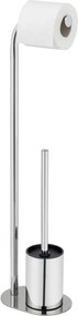 Suport pentru hârtie igienică argintiu lucios din oțel inoxidabil Levante – Wenko