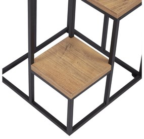 Ghiveci de flori decorativ Vopamo 1 (pin atlantic + negru). 1093631