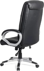 Scaun directorial piele ecologica OFF 315 negru