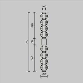 Aplica de perete design decorativ Amulet