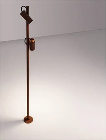 Stalp exterior cu 2 Spoturi directionabile IP65 DARMA H-122cm