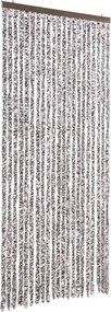 vidaXL Perdea pentru insecte, maro și bej, 90x200 cm, Chenille