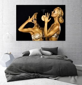 Tablou Canvas Gold Vinyl 120x80 cm
