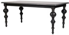 Masa dining, din lemn masiv de pin, aspect vintage, Country Chic