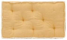 Perna pentru canapea din paleti, galben, 73 x 40 x 7 cm 1, Galben, Perna laterala