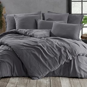 Lenjerie de pat din muselină 4Home Steel, 135 x 200 cm, 80 x 80 cm