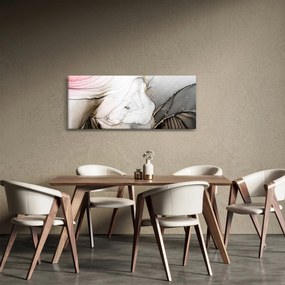 Tablou - Cerneală de marmură (120x50 cm)