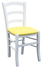 Scaun Verona,lemn fag ,sezut tapitat - GALBEN
