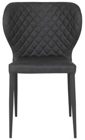 Scaune de dining gri-închis 4 buc. Pisa – House Nordic