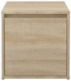 Cutie cu sertar, stejar sonoma, 40,5x40x40 cm, lemn compozit Stejar sonoma, 1
