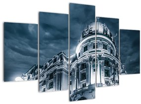 Tablou cu arhitectură în întuneric (150x105 cm)