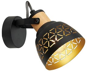 Spot Prezent 27522 MESCALA 1xE14/40W/230V negru