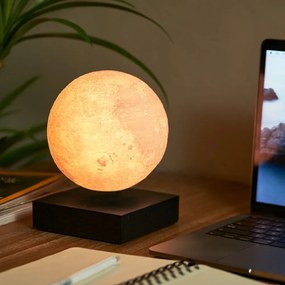 Decorațiune luminoasă neagră cu alimentare la priză ø 12 cm Moon – Gingko