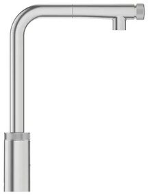 Baterie bucatarie cu dus extractibil Grohe Minta SmartControl crom periat Supersteel