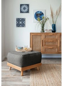 Taburet Miuform Dazzling Daisy, gri închis