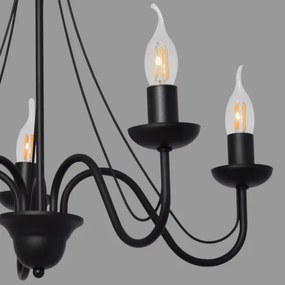 Lustră pe cablu MALBO II 5xE14/10W/230V