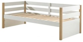 Pat Margrit pentru copii 90x200 cm alb pin masiv – Vipack