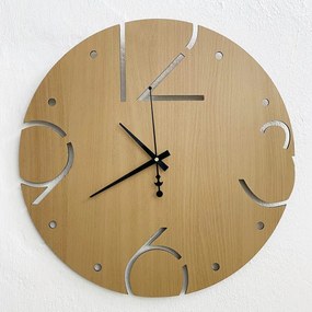 SENTOP | Ceas din lemn cu cifre sculptate unice - SENSON