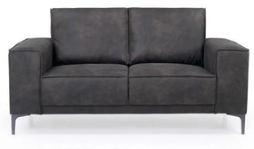 Canapea gri din imitație de piele 164 cm Copenhagen - Scandic