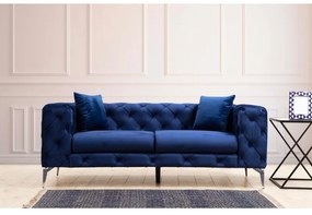 Canapea CHESTERFIELD Como - Navy Blue 2 Locuri 197 X 70 X 90