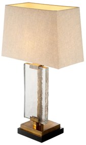 Veioza, Lampa de masa design LUX, Sticla Suflata, James