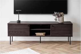 Comodă TV maro cu aspect de lemn de stejar 40x50x150 cm Kyoto – House Nordic