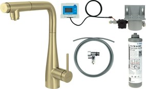 Eridan Baterie pentru bucătărie, cu kit de filtrare a apei, cu pipă extractibilă BREFR75M